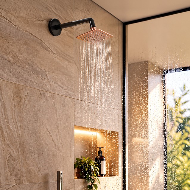 Moho Jewell Over Head Shower