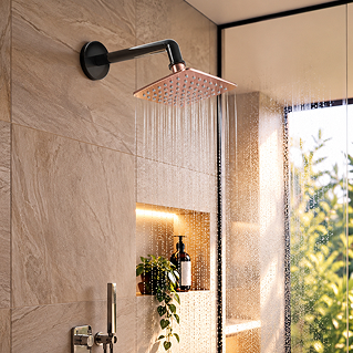Moho Jewell Over Head Shower